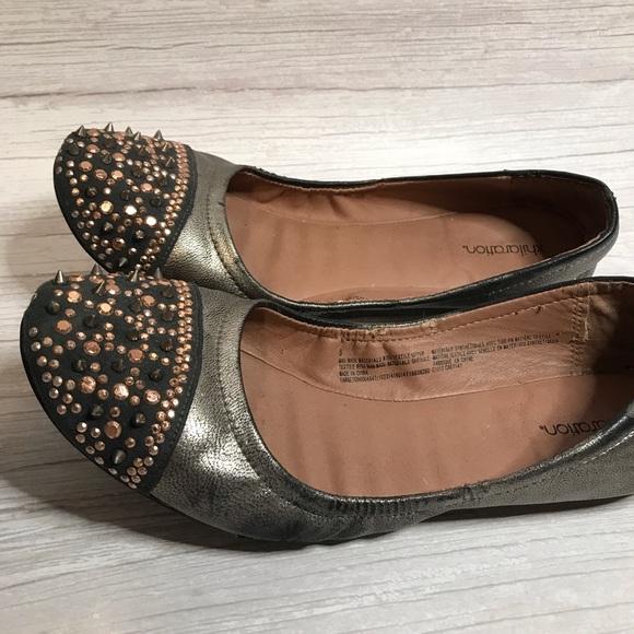 Metallic Flats Size 8 - Picture 4 of 6